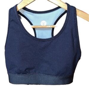 Tory Burch Reversible Blue Sports Bra Size XS